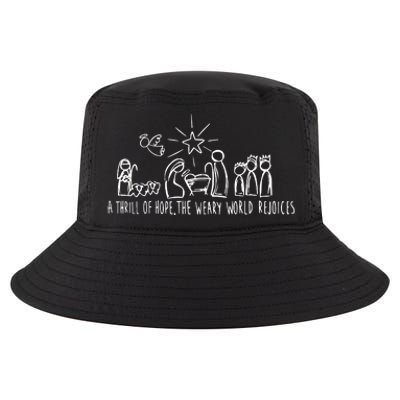 A Thrill Of Hope Nativity Christmas Cool Comfort Performance Bucket Hat