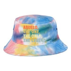 Abuelo The One Only Legend Funny Fathers Day Buelo Gift Tie Dye Newport Bucket Hat