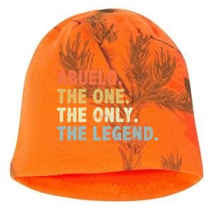 Abuelo The One Only Legend Funny Fathers Day Buelo Gift Kati - Camo Knit Beanie