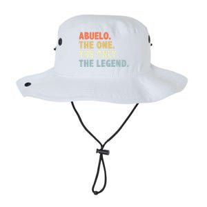 Abuelo The One Only Legend Funny Fathers Day Buelo Gift Legacy Cool Fit Booney Bucket Hat