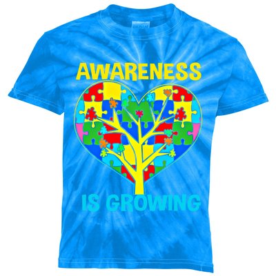 Autism Tree Of Life Cool Gift Kids Tie-Dye T-Shirt