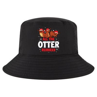 All The Otter Reindeer Gift Cool Comfort Performance Bucket Hat