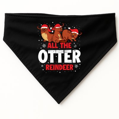 All The Otter Reindeer Gift USA-Made Doggie Bandana