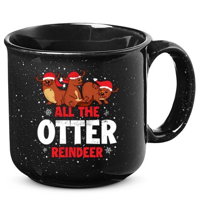 All The Otter Reindeer Gift 15oz Campfire Ceramic Mug