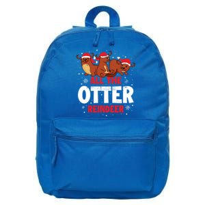 All The Otter Reindeer Gift 16 in Basic Backpack