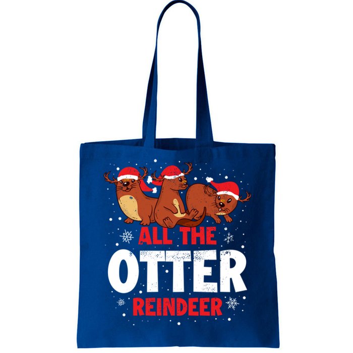 All The Otter Reindeer Gift Tote Bag