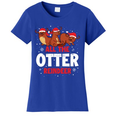 All The Otter Reindeer Gift Women's T-Shirt