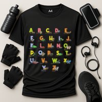Alphabet Types Of Insects Bug Lover Future Entomologist Cooling Performance Crew T-Shirt