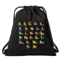 Alphabet Types Of Insects Bug Lover Future Entomologist Drawstring Bag