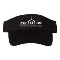 A Thrill Of Hope The Weary World Rejoices Merry Christmas Valucap Bio-Washed Visor