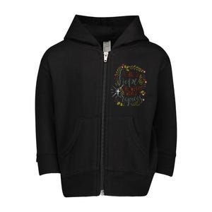 A Thrill Of Hope Christian Xmas Religious Christmas Holiday Toddler Zip Fleece Hoodie