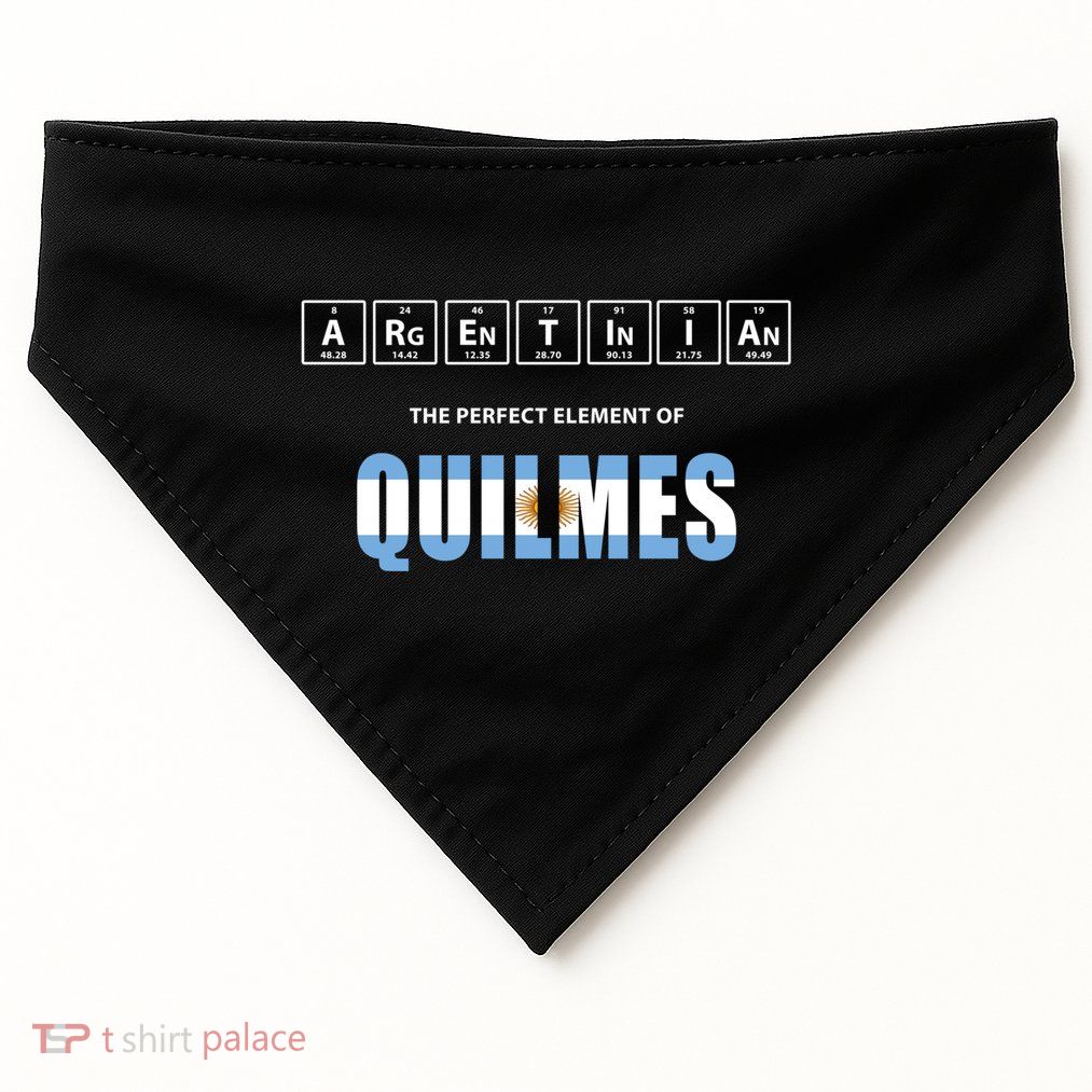 Argentinian The Perfect Elet Of Quilmes Argentina Gift USA-Made Doggie Bandana