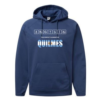 Argentinian The Perfect Elet Of Quilmes Argentina Gift Performance Fleece Hoodie