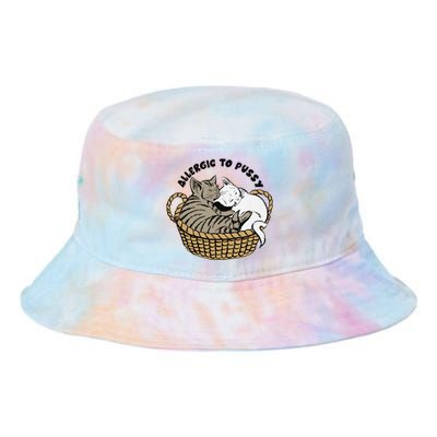 Allergic To Pussy Tie Dye Newport Bucket Hat