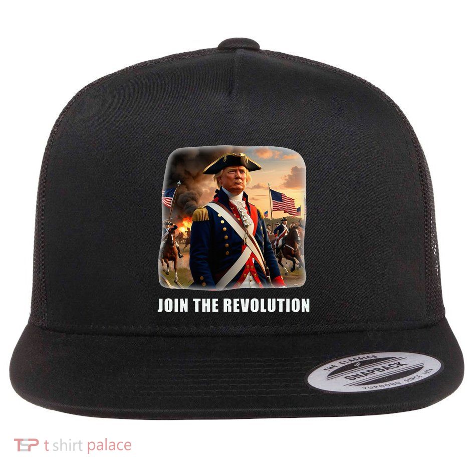 Awesome Trump Patriotic Revolution 2024 President Flatbill Hat
