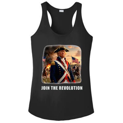 Awesome Trump Patriotic Revolution 2024 President Ladies PosiCharge Competitor Racerback Tank