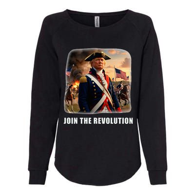 Awesome Trump Patriotic Revolution 2024 President Womens California Wash Sweatshirt