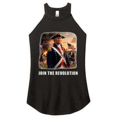 Awesome Trump Patriotic Revolution 2024 President Women's Perfect Tri Rocker Tank