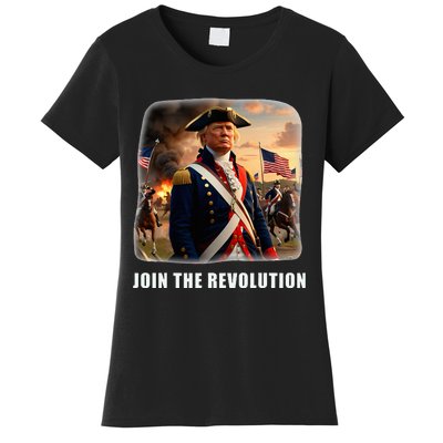 Awesome Trump Patriotic Revolution 2024 President Women's T-Shirt