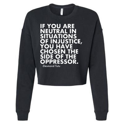 Anti Trump Protest Political Cropped Pullover Crew