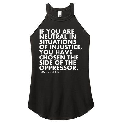 Anti Trump Protest Political Women's Perfect Tri Rocker Tank