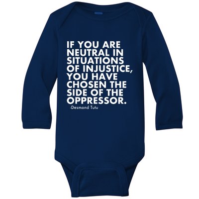 Anti Trump Protest Political Baby Long Sleeve Bodysuit