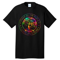 All The People Imagine Living Life In Peace Hippie Tie Dye Tall T-Shirt