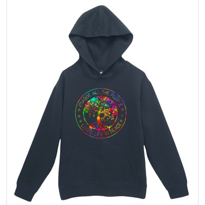 All The People Imagine Living Life In Peace Hippie Tie Dye Urban Pullover Hoodie