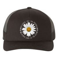 All The People Imagine Living Life In Peace Sunflower Yupoong Adult 5-Panel Trucker Hat