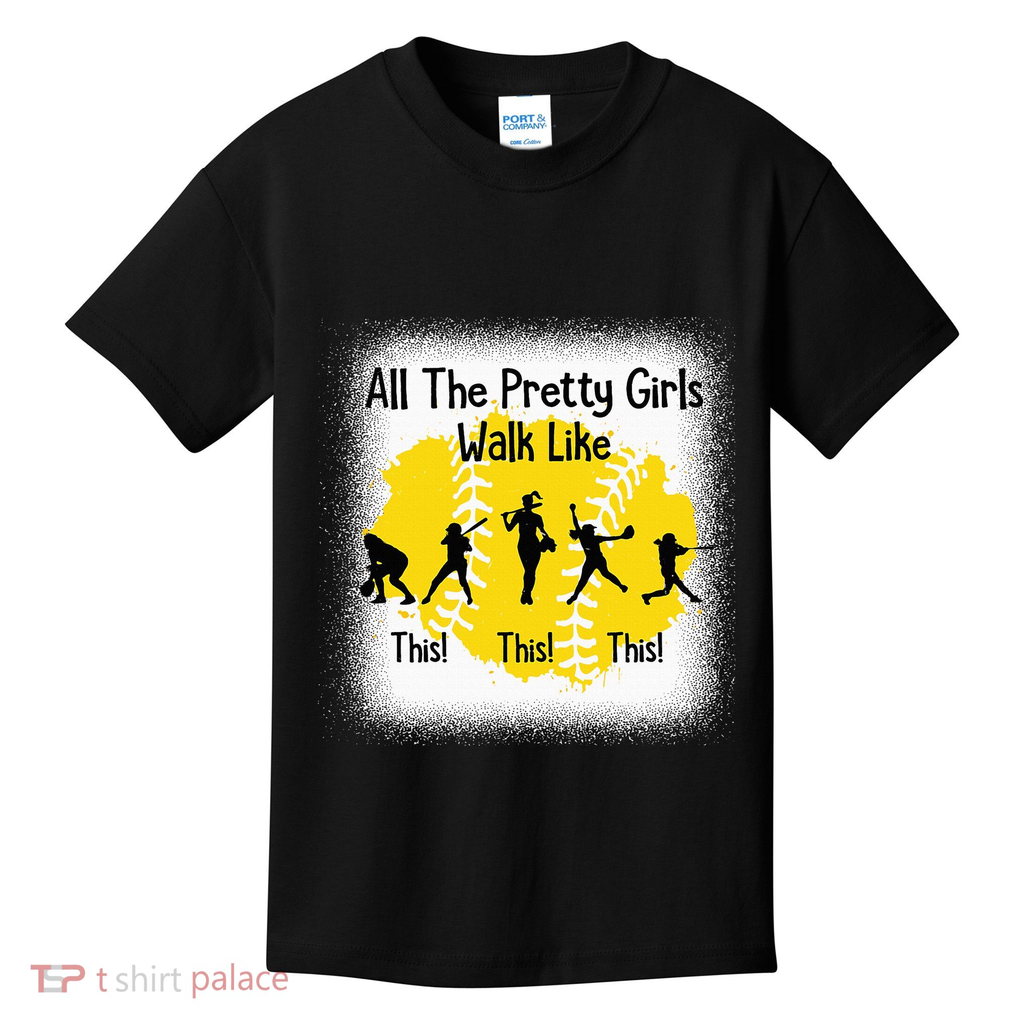 All The Pretty Girl Stroll Like This Kids T-Shirt