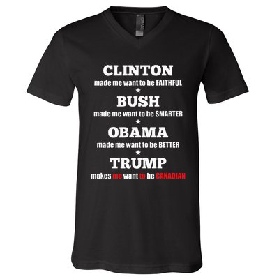 Anti Trump Political For Independents And Liberals V-Neck T-Shirt