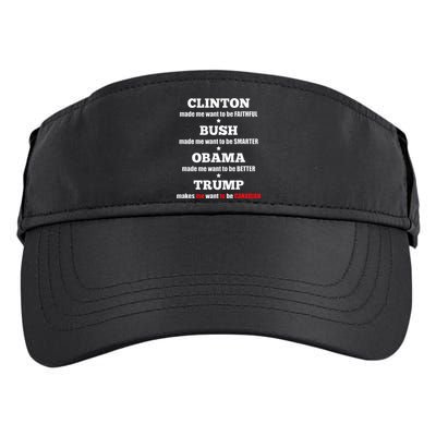 Anti Trump Political For Independents And Liberals Adult Drive Performance Visor