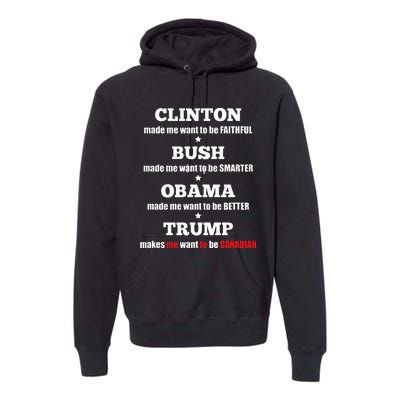 Anti Trump Political For Independents And Liberals Premium Hoodie