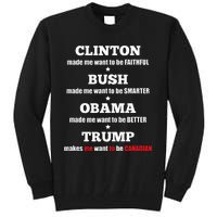 Anti Trump Political For Independents And Liberals Tall Sweatshirt