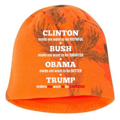 Anti Trump Political For Independents And Liberals Kati - Camo Knit Beanie