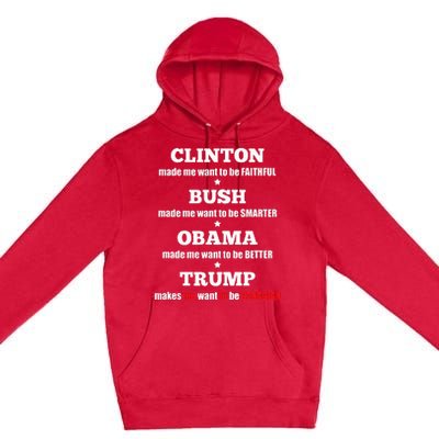 Anti Trump Political For Independents And Liberals Premium Pullover Hoodie