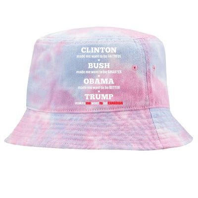 Anti Trump Political For Independents And Liberals Tie-Dyed Bucket Hat