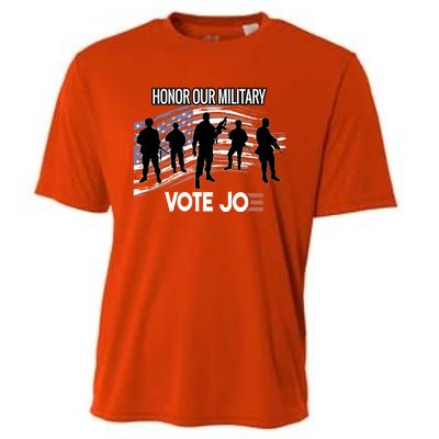 Anti Trump Pro Military Vote Joe Biden Honor Fallen Soldiers Gift Cooling Performance Crew T-Shirt