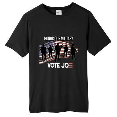 Anti Trump Pro Military Vote Joe Biden Honor Fallen Soldiers Gift Tall Fusion ChromaSoft Performance T-Shirt