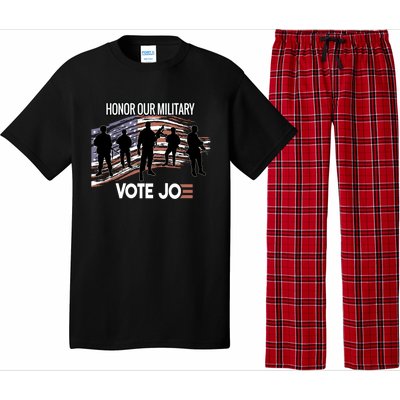 Anti Trump Pro Military Vote Joe Biden Honor Fallen Soldiers Gift Pajama Set