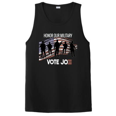 Anti Trump Pro Military Vote Joe Biden Honor Fallen Soldiers Gift PosiCharge Competitor Tank