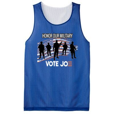 Anti Trump Pro Military Vote Joe Biden Honor Fallen Soldiers Gift Mesh Reversible Basketball Jersey Tank