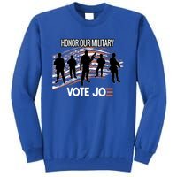 Anti Trump Pro Military Vote Joe Biden Honor Fallen Soldiers Gift Tall Sweatshirt