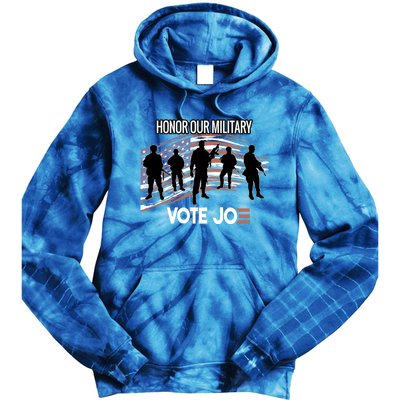 Anti Trump Pro Military Vote Joe Biden Honor Fallen Soldiers Gift Tie Dye Hoodie