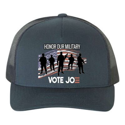 Anti Trump Pro Military Vote Joe Biden Honor Fallen Soldiers Gift Yupoong Adult 5-Panel Trucker Hat