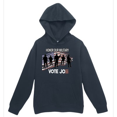 Anti Trump Pro Military Vote Joe Biden Honor Fallen Soldiers Gift Urban Pullover Hoodie