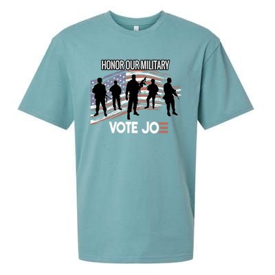 Anti Trump Pro Military Vote Joe Biden Honor Fallen Soldiers Gift Sueded Cloud Jersey T-Shirt