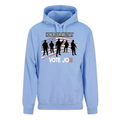 Anti Trump Pro Military Vote Joe Biden Honor Fallen Soldiers Gift Unisex Surf Hoodie