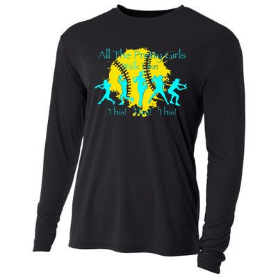 All The Pretty Walk Like This Softball Cooling Performance Long Sleeve Crew