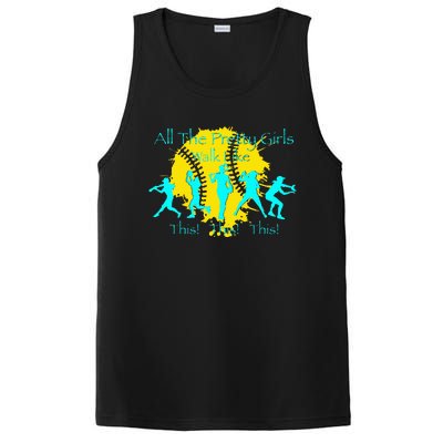 All The Pretty Walk Like This Softball PosiCharge Competitor Tank